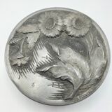 Metal candy box pushed back