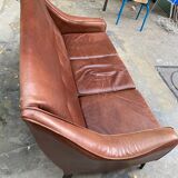 60s leather sofa