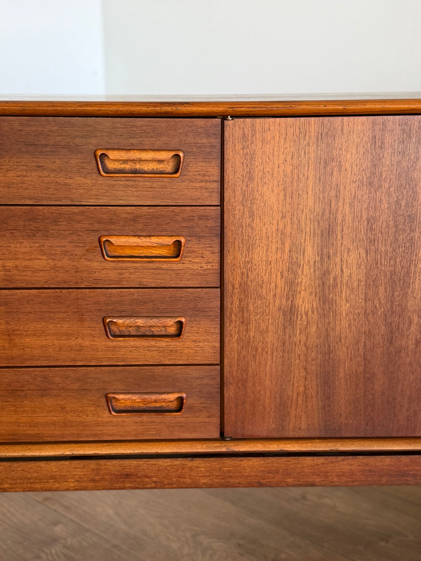 Superb Scandinavian teak sideboard from the 1960s.