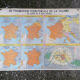 Ancienne carte scolaire MDI / Formation territoriale de la France