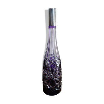 Carafe cristal Baccarat  modèle Lagny violet signée