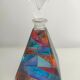 Colorful glass bottle
