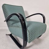 H 269 Lounge Chair and table spider by Jindřich Halabala for Up Zavody, 1940s, Set of 2