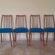 Set of 4 Antonin Šuman chairs by Interier Praha, Czechoslovakia 19