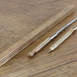 Gold Plated Ruler - Gold Starry