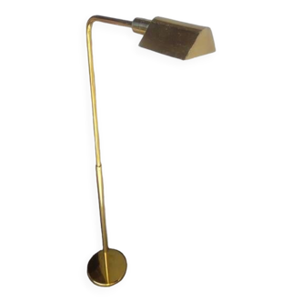 Reading light / articulated floor lamp ep 1970 golden brass