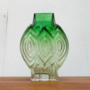 Vintage Finnish glass vase by Kaj Blomqvist for Kumela
