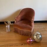 Vintage toad armchair Henriette