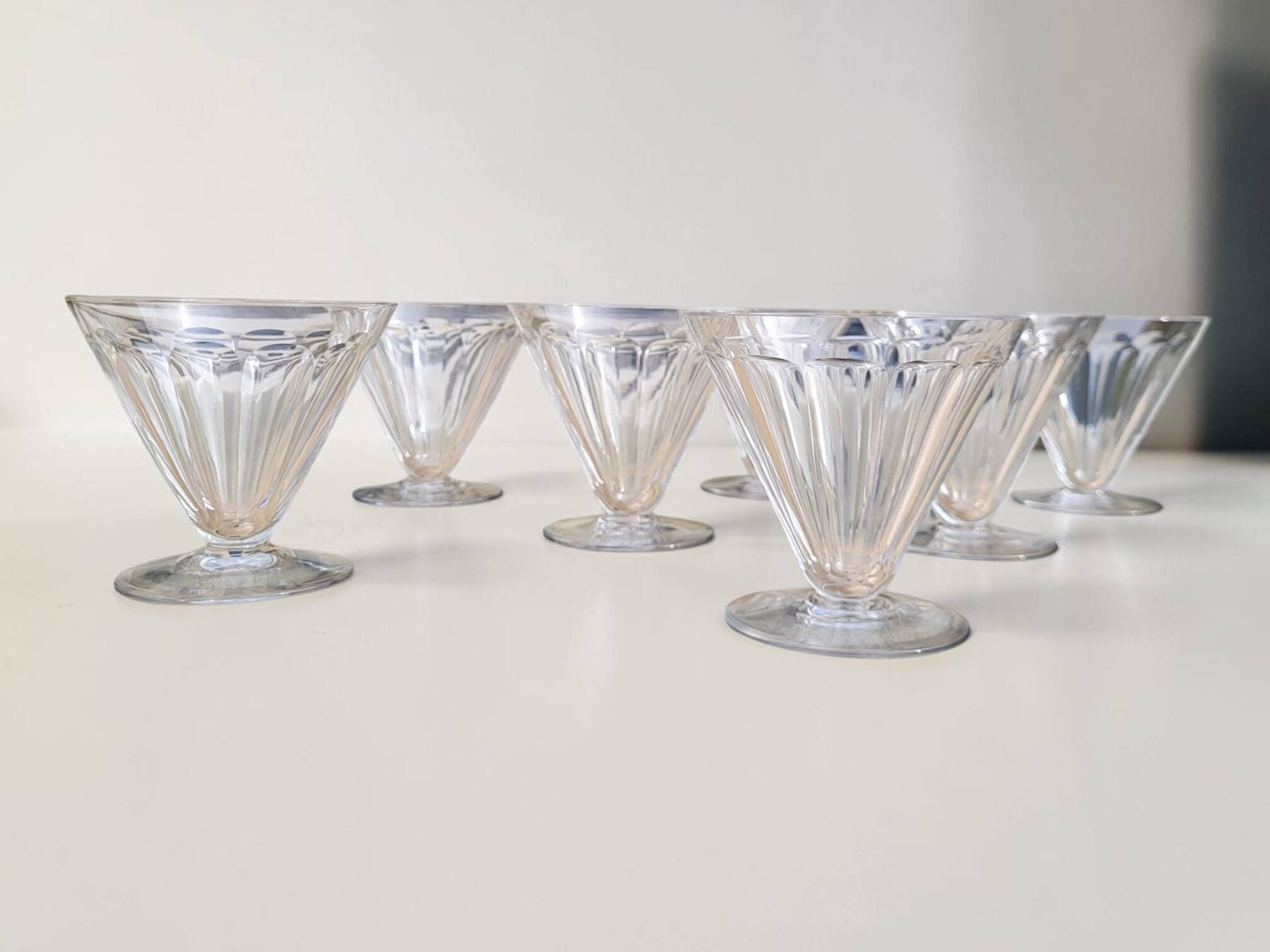 Baccarat - 7 water glasses model REX