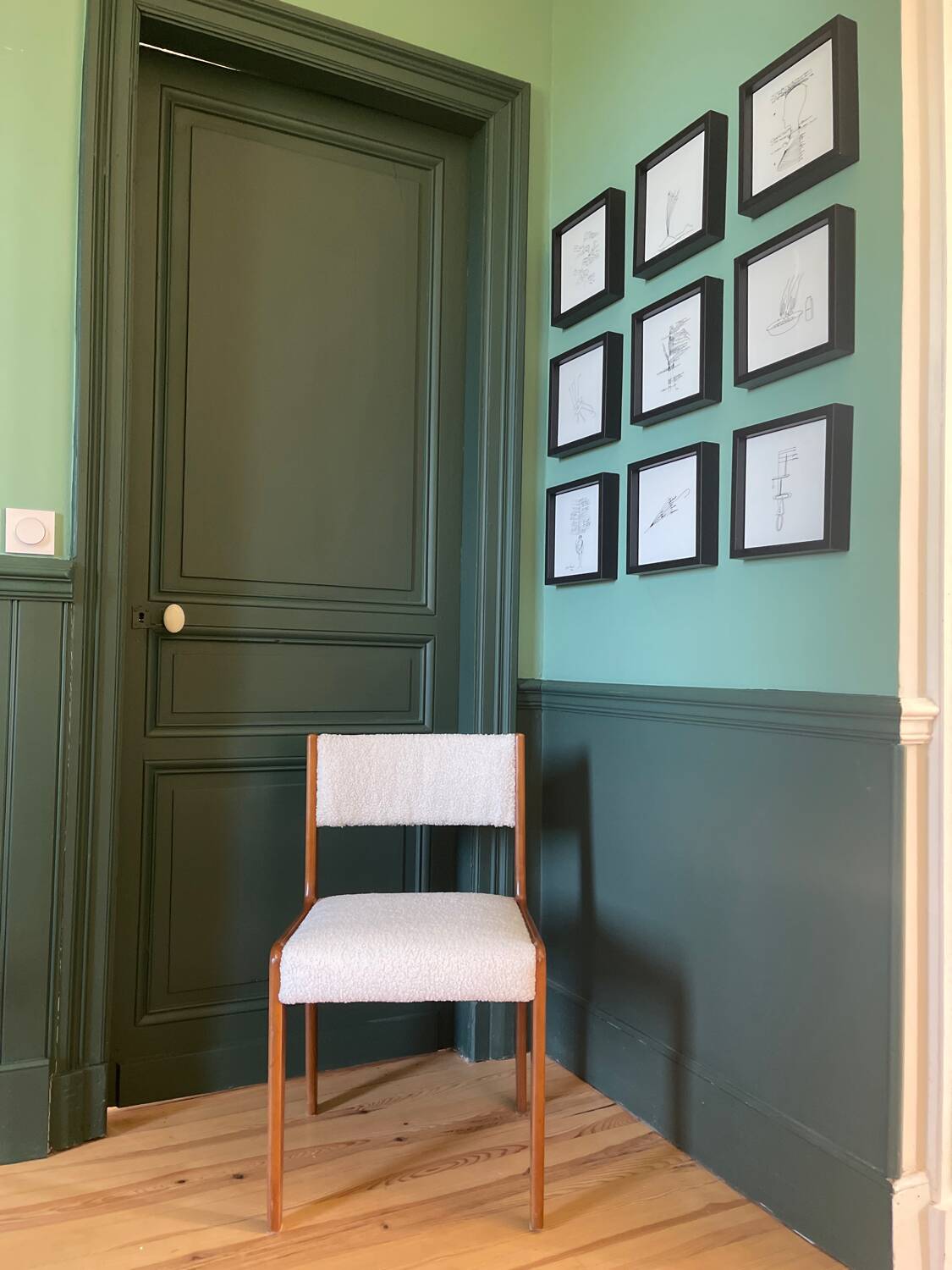 Chaise scandinave vintage