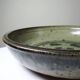 Vintage 1960s-1970s pyrite art stone fruit bowl.