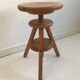 Tabouret d'atelier tripode ancien