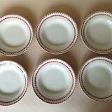12 K&G Lunéville soup plates, Madrigal model