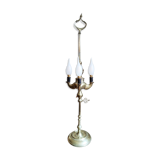 Large Italian-style gold metal lamp H73cm