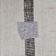 6x6 Square White & Black Vintage Kilim Rug, 187x195Cm