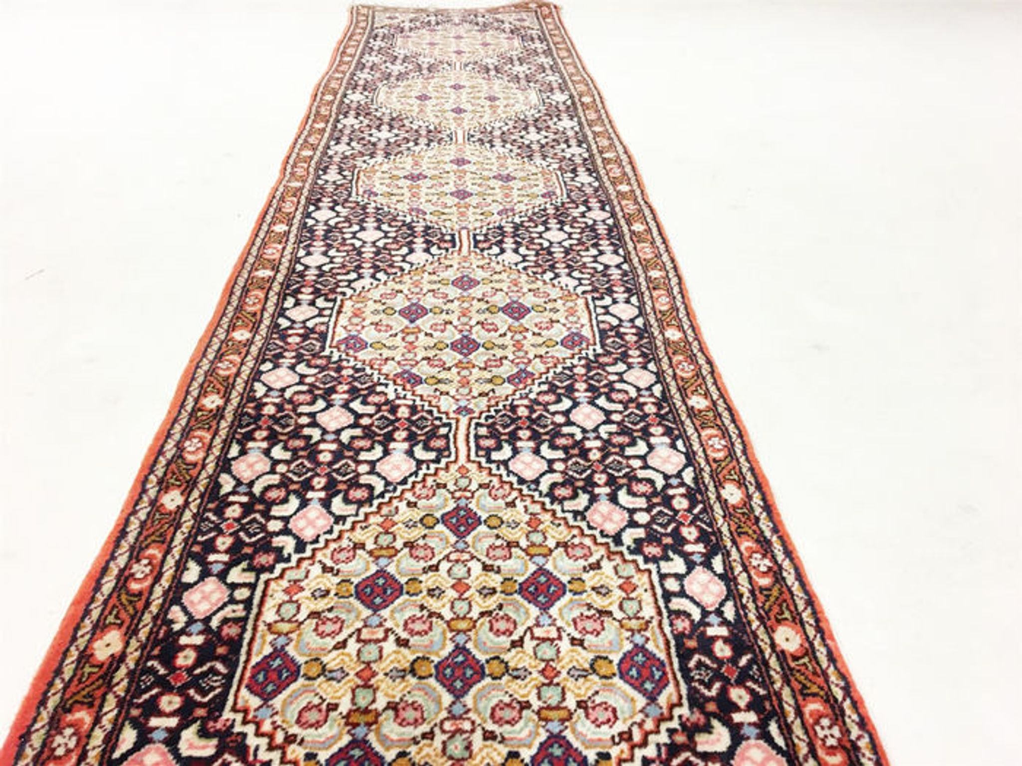 Tapis de couloir iran bidjar ancien 232 x 50  cm