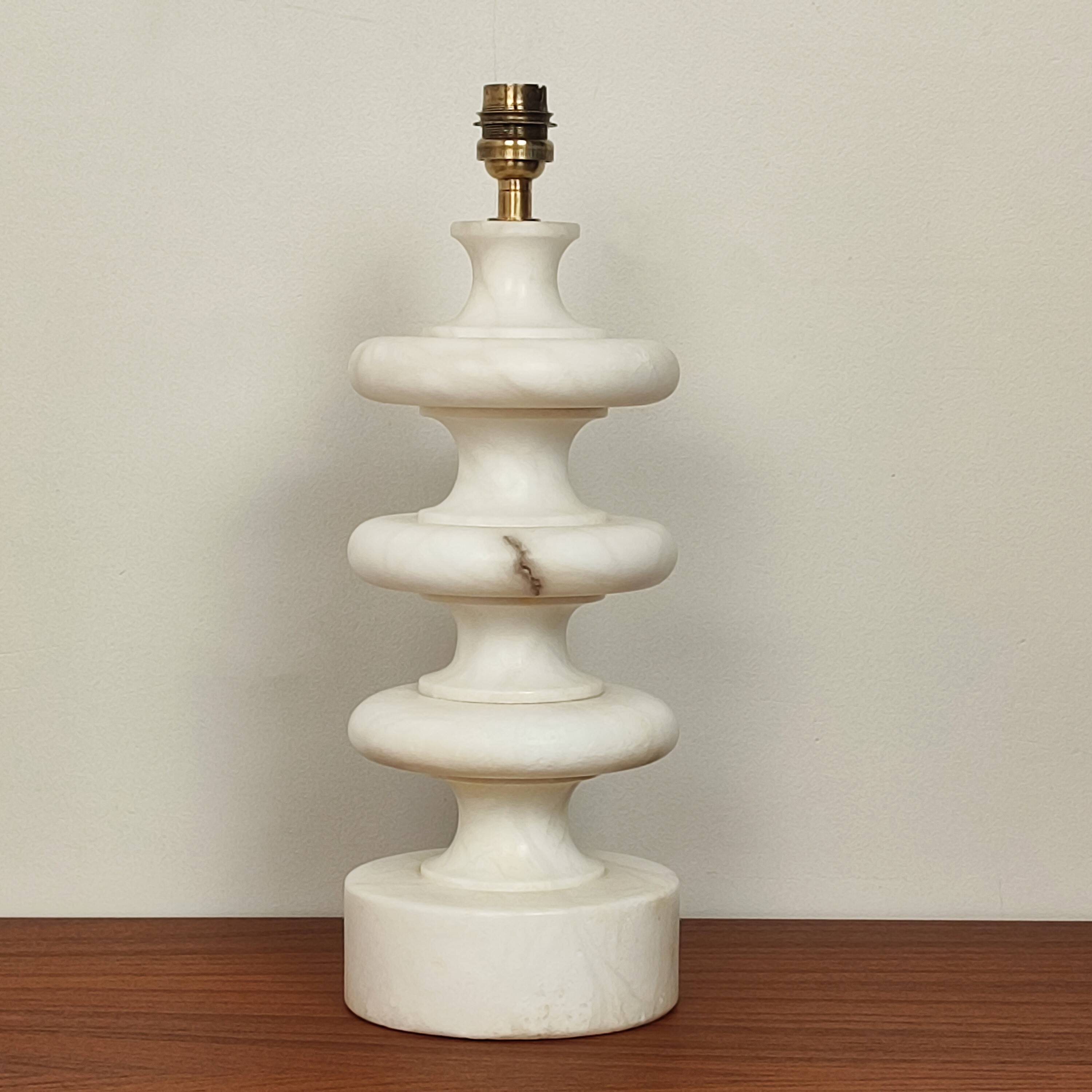 70' Alabaster lamp base