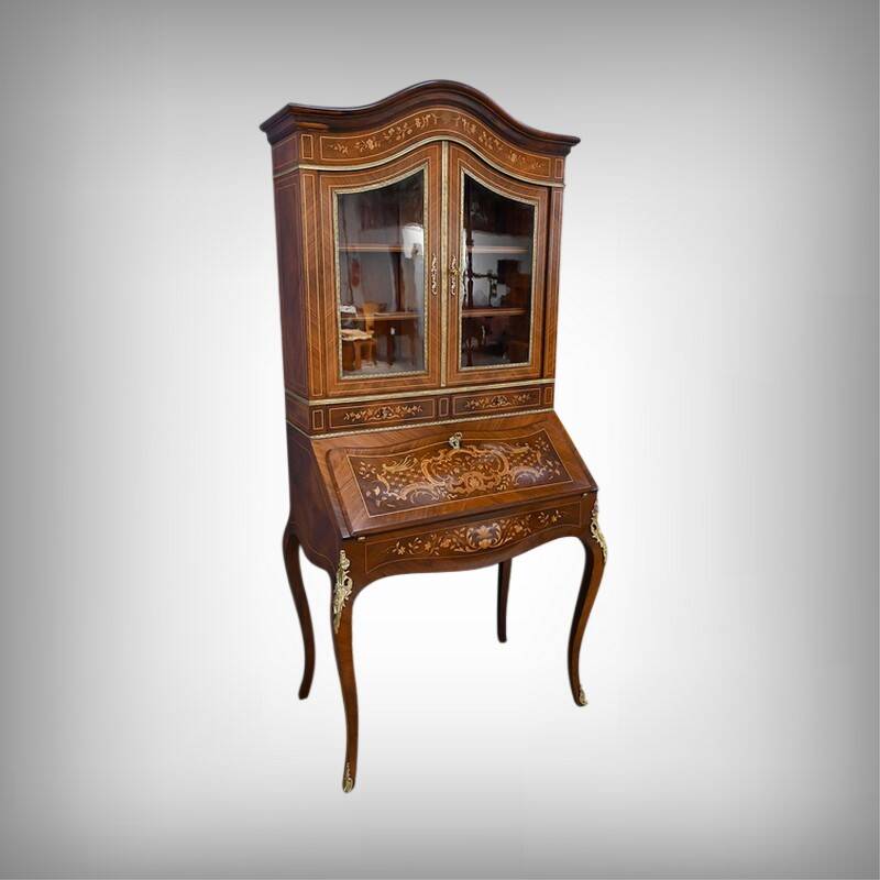 Writing desk in rosewood, Napoléon III period – 2nd half of the 19th century