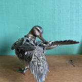 Polychrome terracotta duck