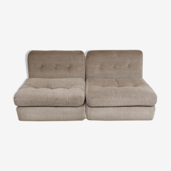 2 Amanta sofas by Mario Bellini for C&b Italia