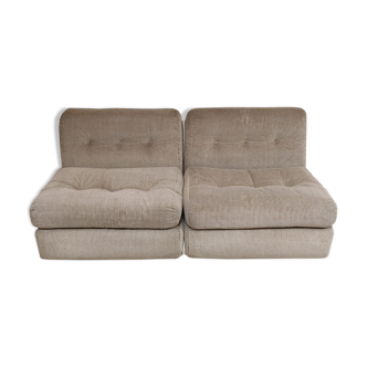 2 Amanta sofas by Mario Bellini for C&b Italia