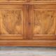 Antique sideboard in veined walnut, Italy, late 19th century