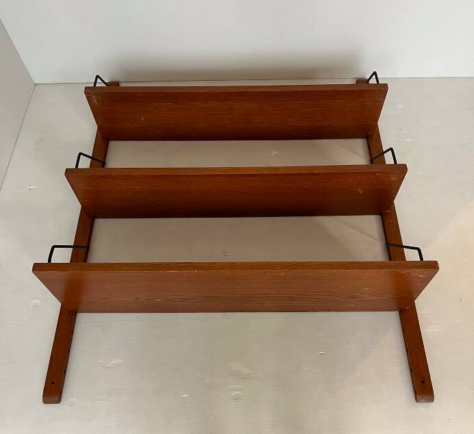 Wall shelf for Cadovius in wood and metal