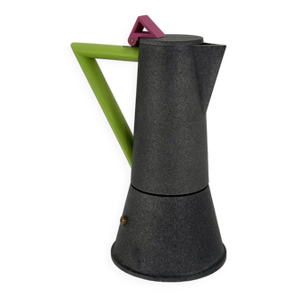 Cafetière Memphis par Ettore Sottsass pour Lagostina, 1980