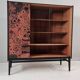 Vintage Brown Display Cabinet, 1970s