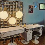 Gautier furniture circa 1970, Desk and dressing table set