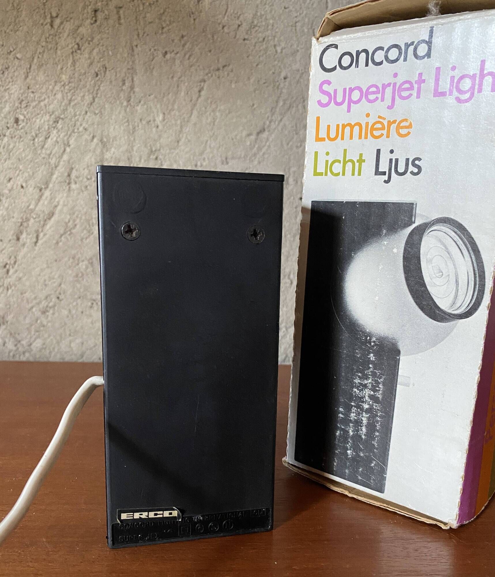 Superjet spotlight by Robert Heritage for Concord Lighting International.