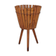 Rattan tripod planter of the 1950s