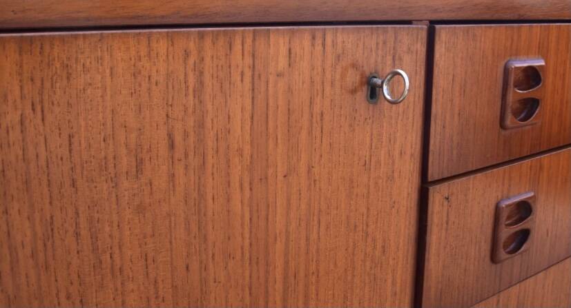 Vintage Scandinavian teak sideboard