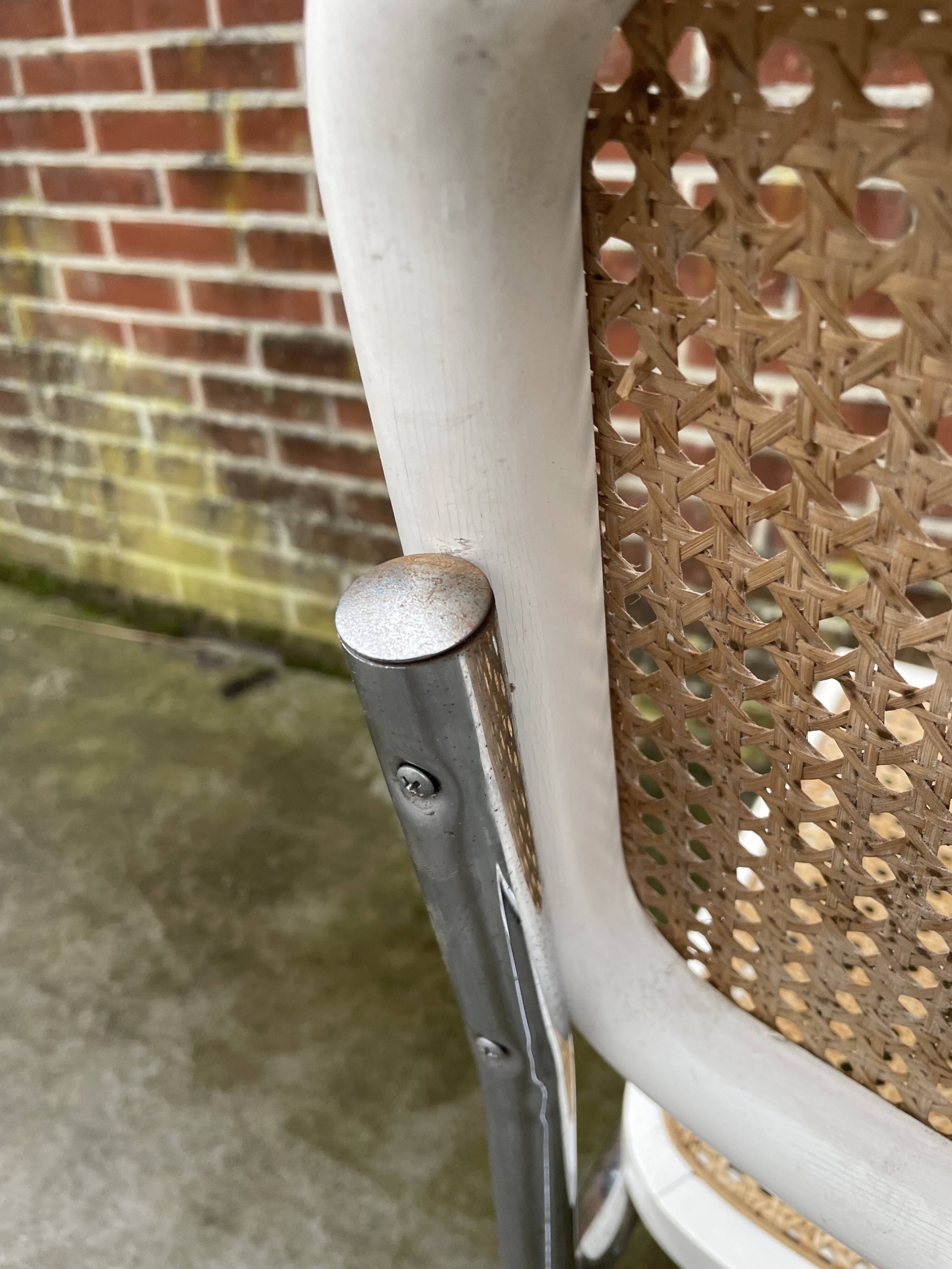 Cesca design chair b32 model in chrome