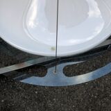 Vintage 70's style plastic pendant light