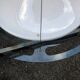 Vintage 70's style plastic pendant light