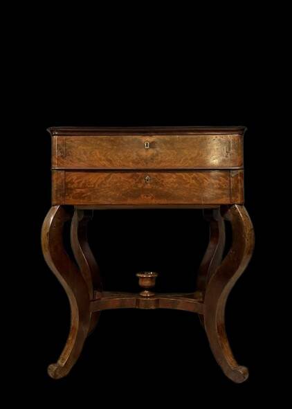 Charles X period mahogany worker circa 1820