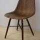 4 chaises en ABS, bois et métal