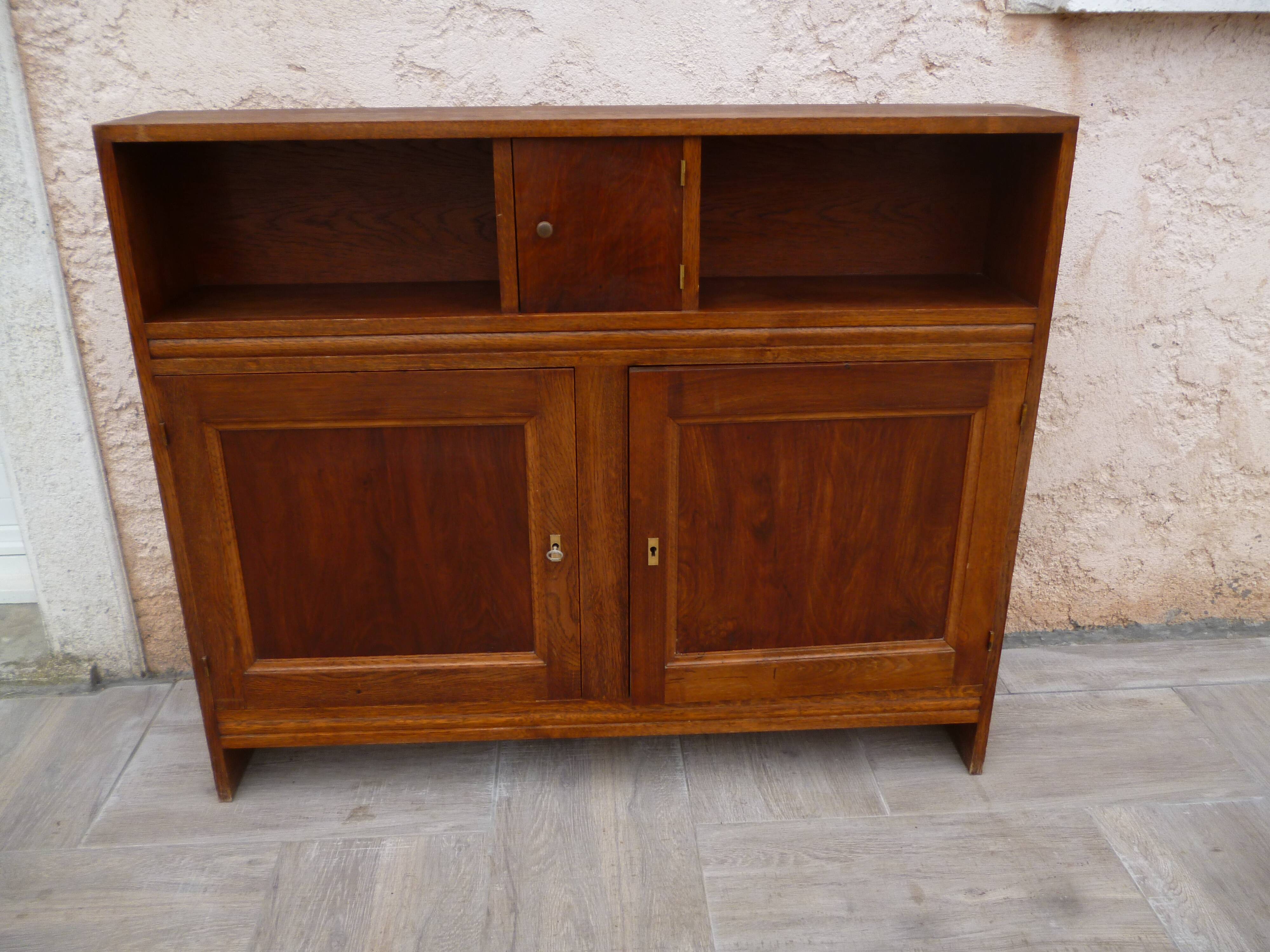 Art Deco massive antique console furniture