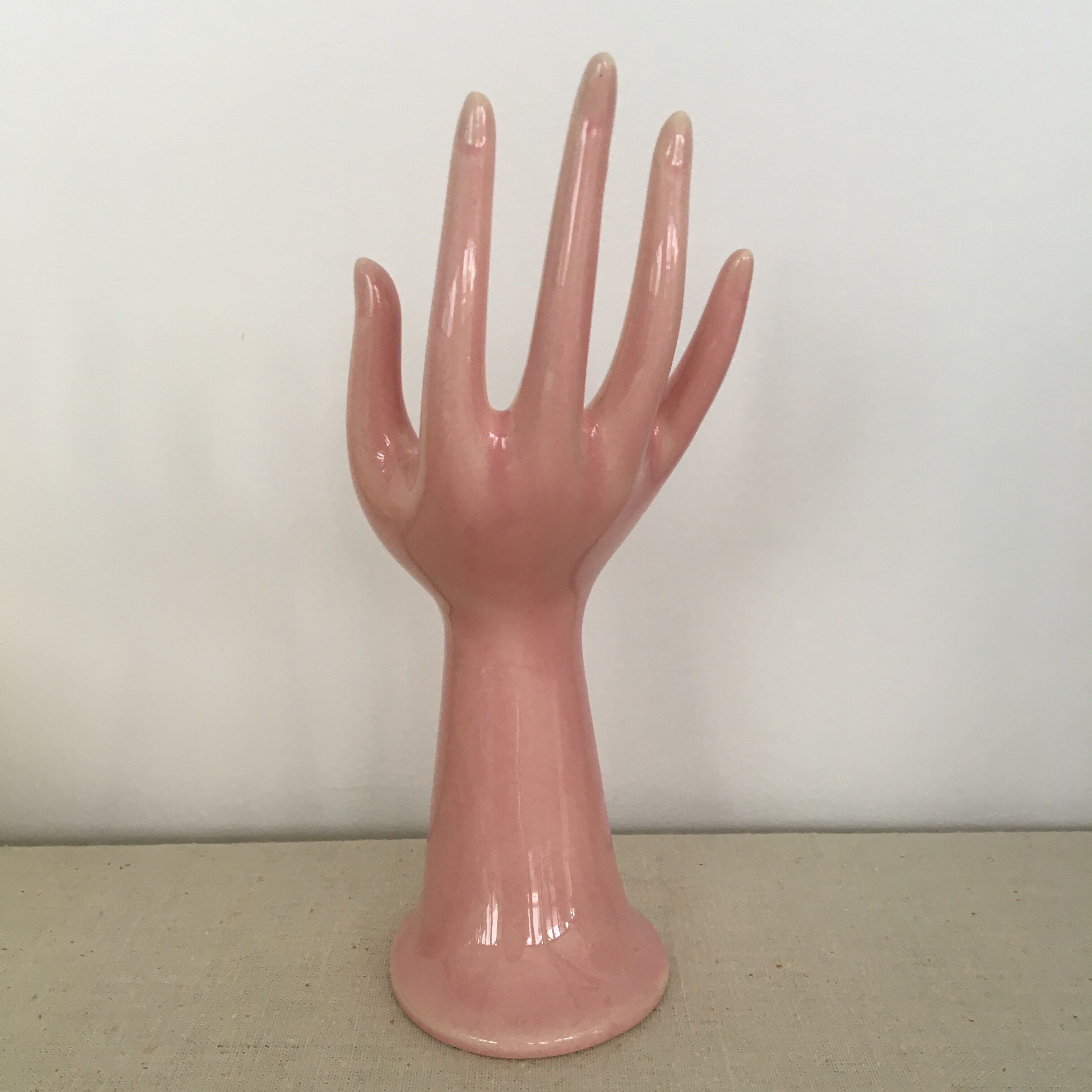 Main baguier soliflore rose pastel