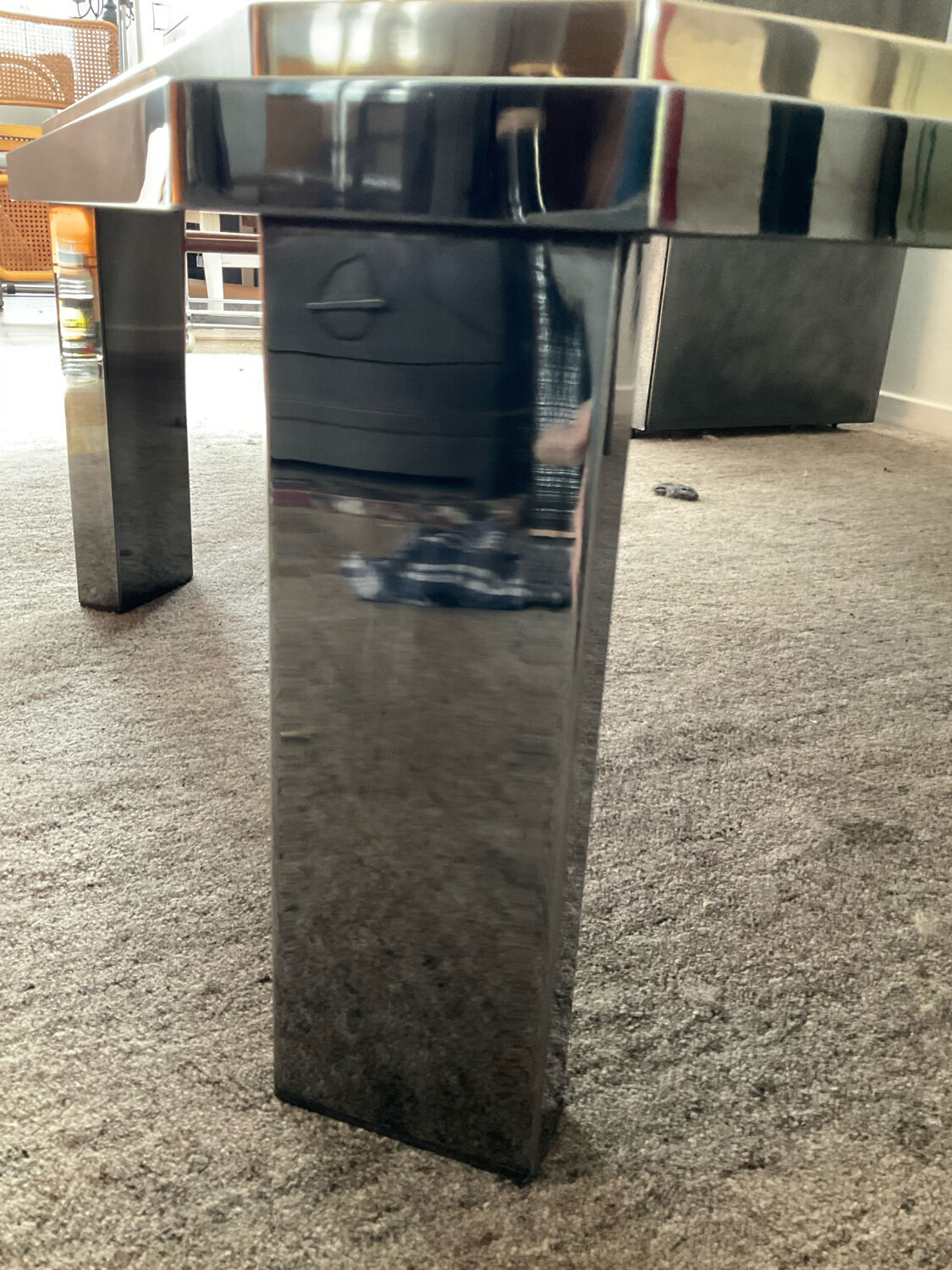 Travertine coffee table in the 70s