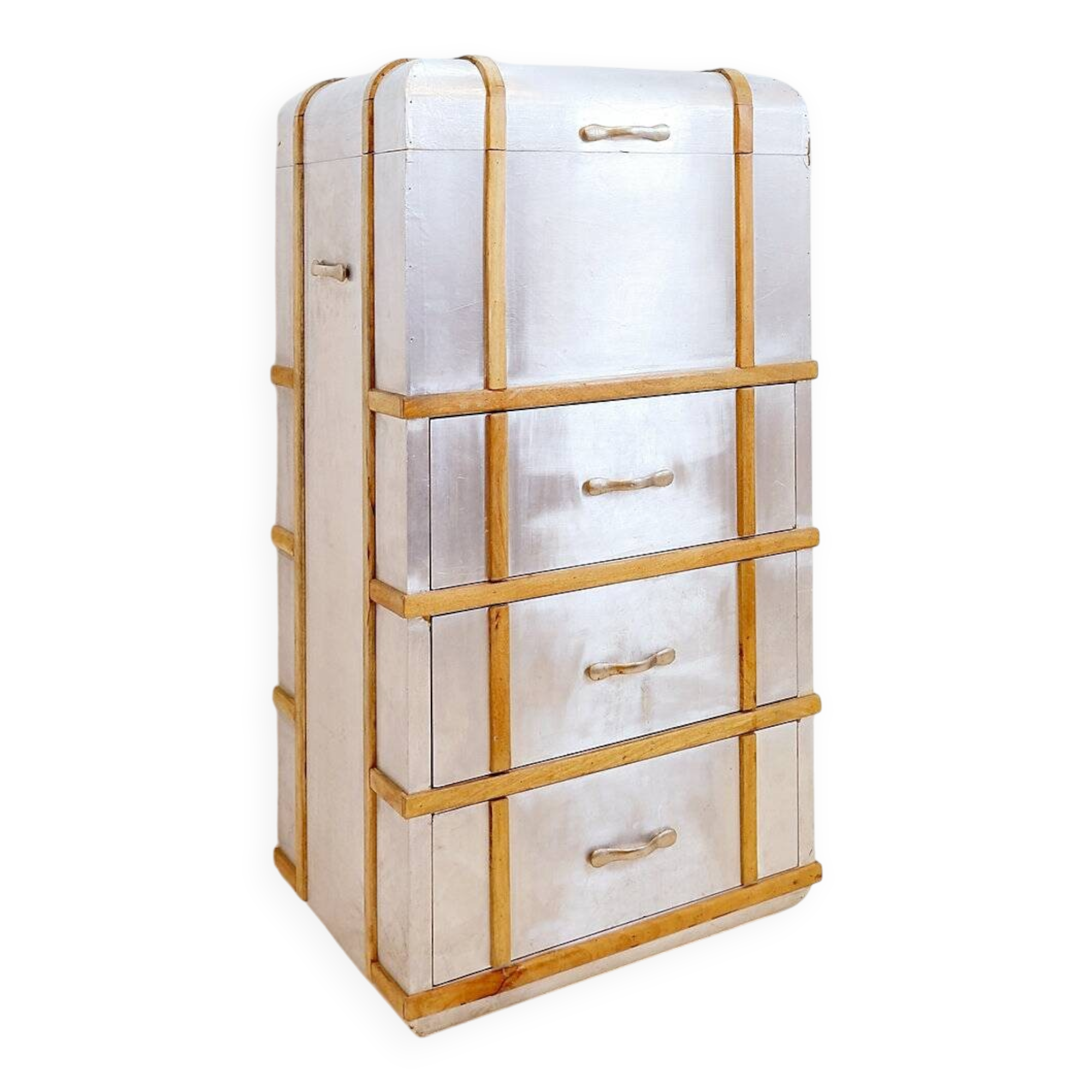 Aluminum chest of drawers - "Trunk"