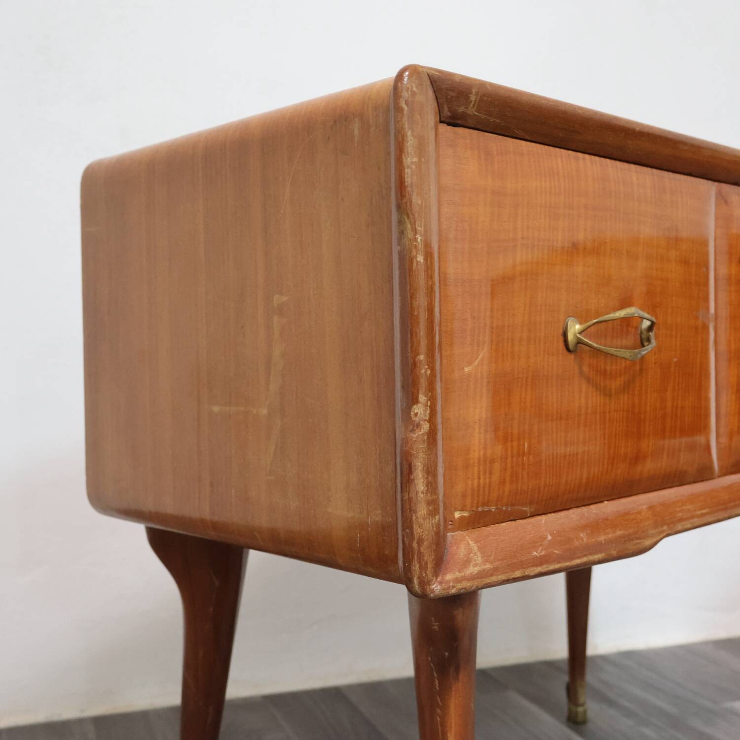Coppia Di Comodini Gio Ponti Style Mid-Century 1950’s Modernariato Des