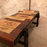 Table basse en céramique de Roger Capron