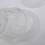 Set of 3 glass cups