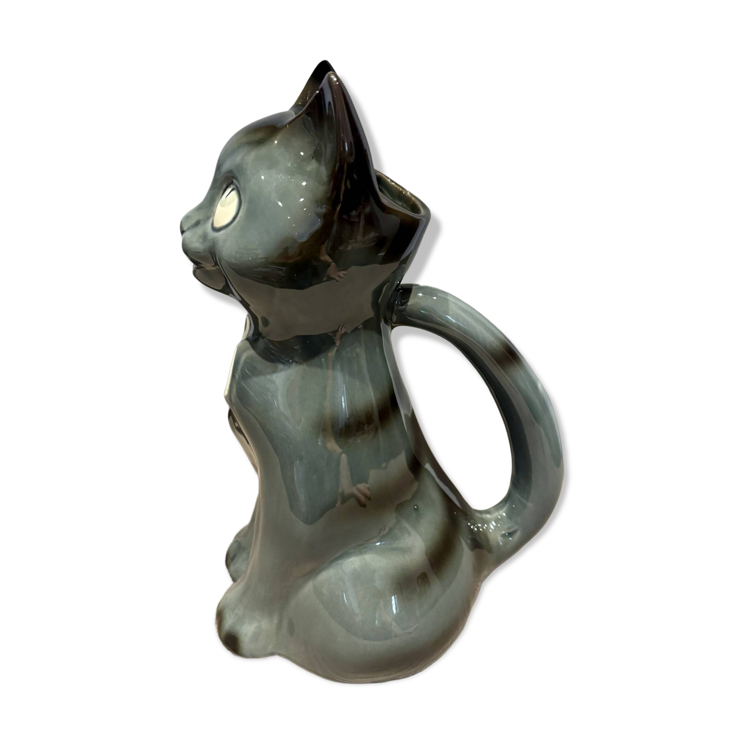 Old ceramic cat jug