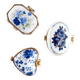 Trio de pilulier en porcelaine