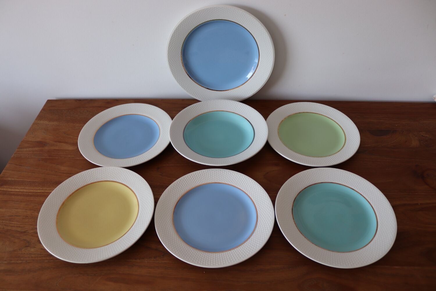 7 plates L'Amandinese model "excellence"