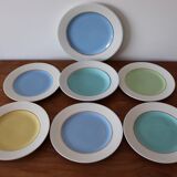 7 plates L'Amandinese model "excellence"