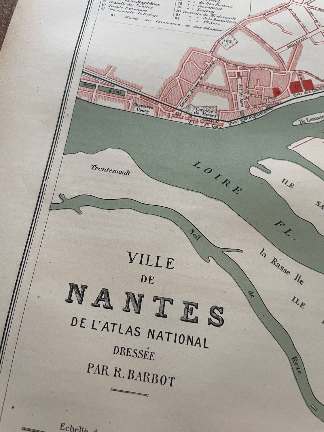 Map of Nantes
